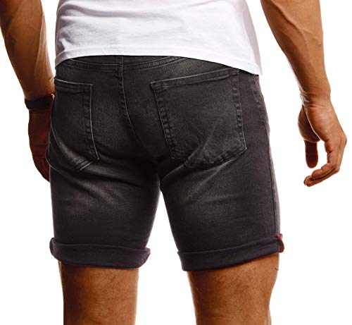 Kurze Herren Jeansshorts von Leif Nelson für den Sommer