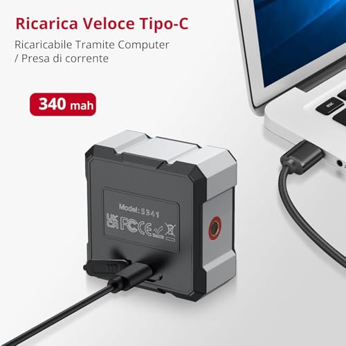 XUNTOP USB Charging Digital Level Box Angle Finder with Laser (Level 2), 4-side Strong Magnetic Angle Gauge IP54 Waterproof Inclinometer Level, Saving time and effort hanging decorations