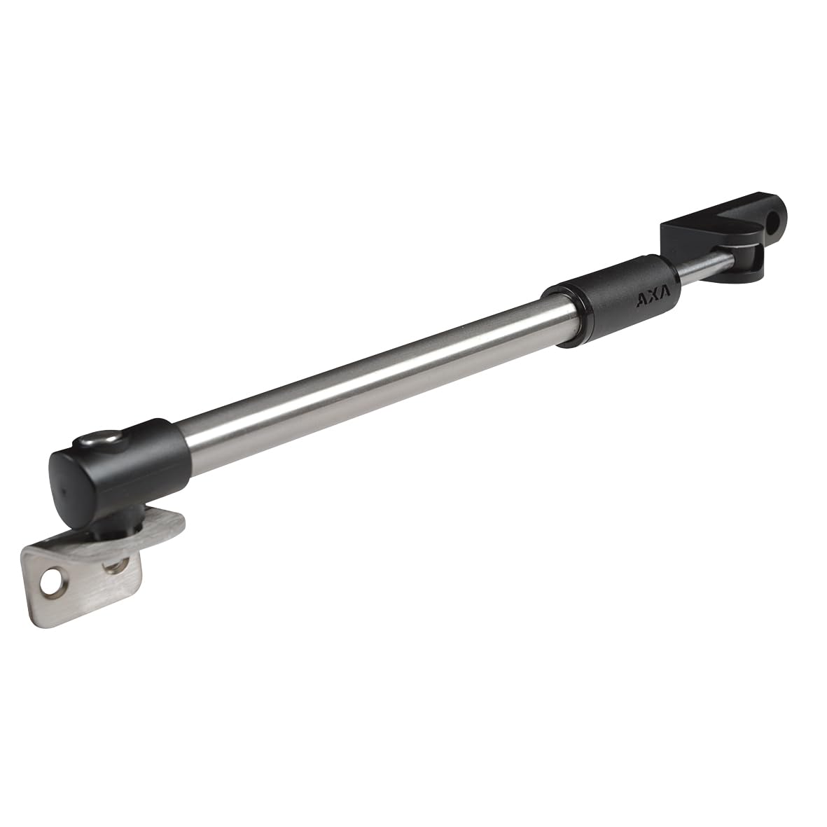 AXA Telescopic Window Exhibitor 30 in Stainless Steel Black Plastic Not Lockable