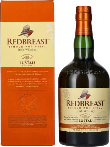 REDBREAST - Lustau Sherry Finish - Single Pot Still Whiskey - 46% Alcool - Origine : Irlande - Bouteille 70 cl Cover