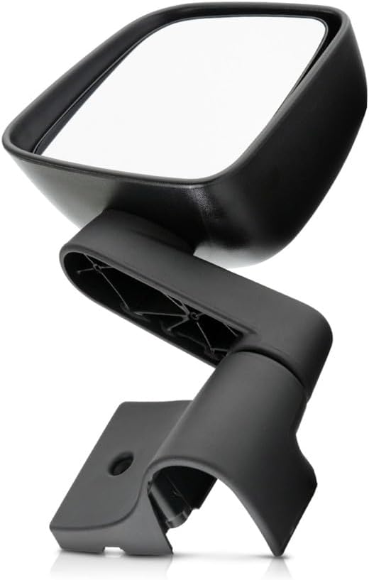 For Jeep Wrangler 2003 2004 2005 2006 Door Mirror Driver Side | Manual | Non-Heated | Textured | Replacement For 55395061AD | CH1320259