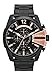 Produktbild Diesel Herrenuhr Mega Chief, Chronographenwerk, 51 mm schwarzes Edelstahlgehäuse mit Edelstahlarmband, DZ4309
