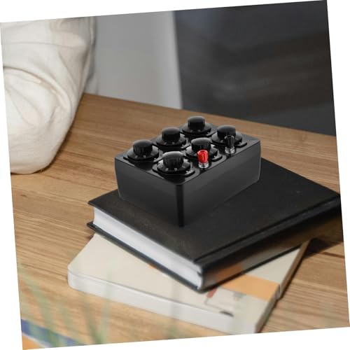 Boîte de résistance variable noire 6 décades OSALADI pour expérience de physique