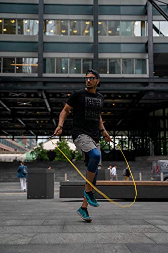 Rush Athletics Icon Freestyle Rope - Best For Releases, Tricks, Cardio Fitness Training, Beaded & Pvc Adjustable 10Ft Jump Rope Sold By Rush Athletics (Yellow) #TOP4