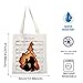 TOBGBE Fairy Tales Gift Beauty Movie Inspired Tote Bag Beauty Fairy Princess Big Capacity Bag For Women Beast Fans Gift (Beast Tote)