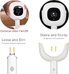 Baby Monitor Clip Charger Mount for Nanit Pro Baby Monitor with Type C Charging Port Mount and 3M Power Cord, Travel Monitor Accessories without Tools or Wall Damage (Camera Not Included)