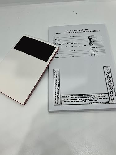 Kneeboard VFR bloc A5 pour éviter les feuilles volantes avec carnet magnétique A6