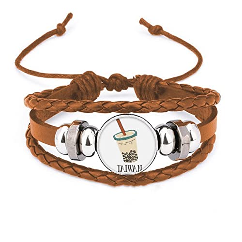 Bracelet en cuir pour décoration de thé Drink Pearl fini les tasses brûlantes