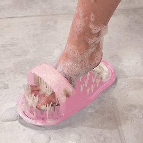 1x Shower Feet Foot Cleaner Scrubber Washer Bath Brush Built | Desertcart  INDIA