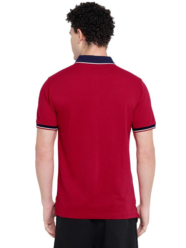 Image of AMERICAN CREW Polo Collar T-Shirt for Men with Pocket