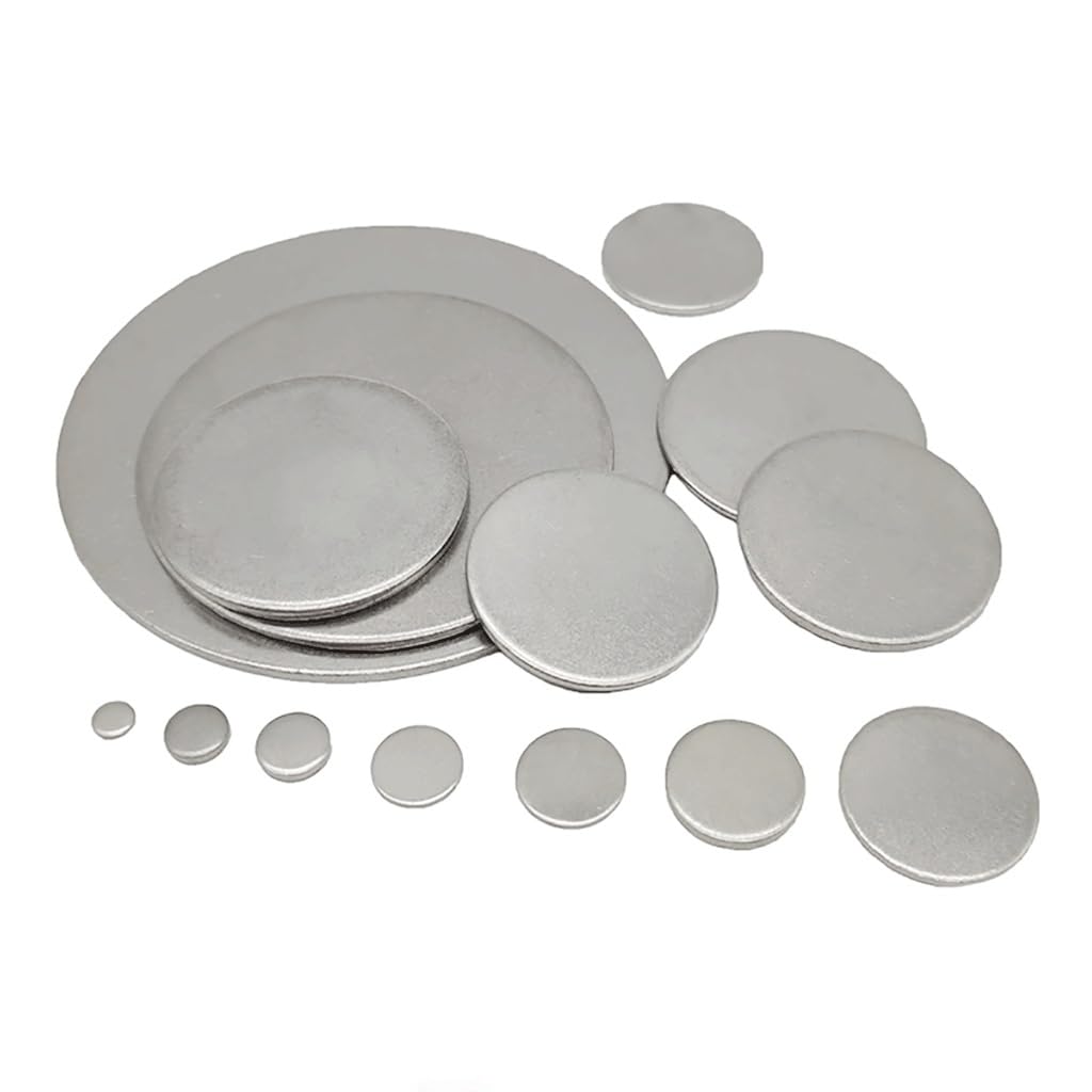 Piastra Rotonda in Acciaio Inox 304 - Disco Circolare (Per Progetti Fai-Da-Te)/Dia 150Mm*2.5Mm 1Pcs