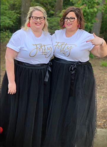 928 - Plus Size Long Maxi A-Line Tutu Tulle Wedding Skirt2