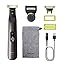Philips Norelco OneBlade 360 Electric Beard Trimmer, Shaver And Groomer, 360 Blade Technology Hybrid Blade For Face Body 5in1 Adjustable Comb 1x Body Kit Black Lime Green Norelco Oneblade 360