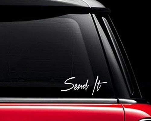Amazon.com - AK Wall Art Send It - Vinyl Decal - Car Phone Helmet ...