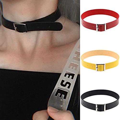 Collier ras du cou gothique en cuir, une idée de cadeau rock pour adolescentes