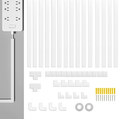 Goulottes de câble pour TV murales : mini profilé 15x10mm pour un rangement épuré