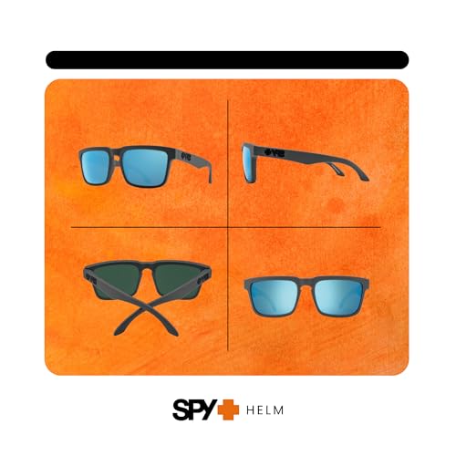 Image of Spy Helm Square Sunglasses for Men for Women +BUNDLE with ACCESSORY EYEWEAR KIT