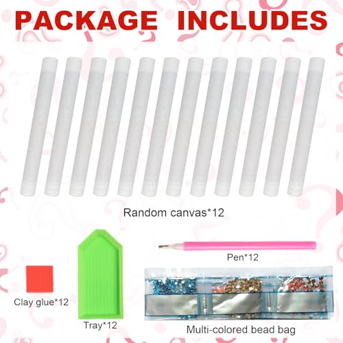 Image of AiYuanzsh 12 Pack Special Shaped Diamond Painting Kits for Adults, DIY Diamond Art Kits with Rhinestones, Assorted Pattern Diamond Painting Crafts for Beginners