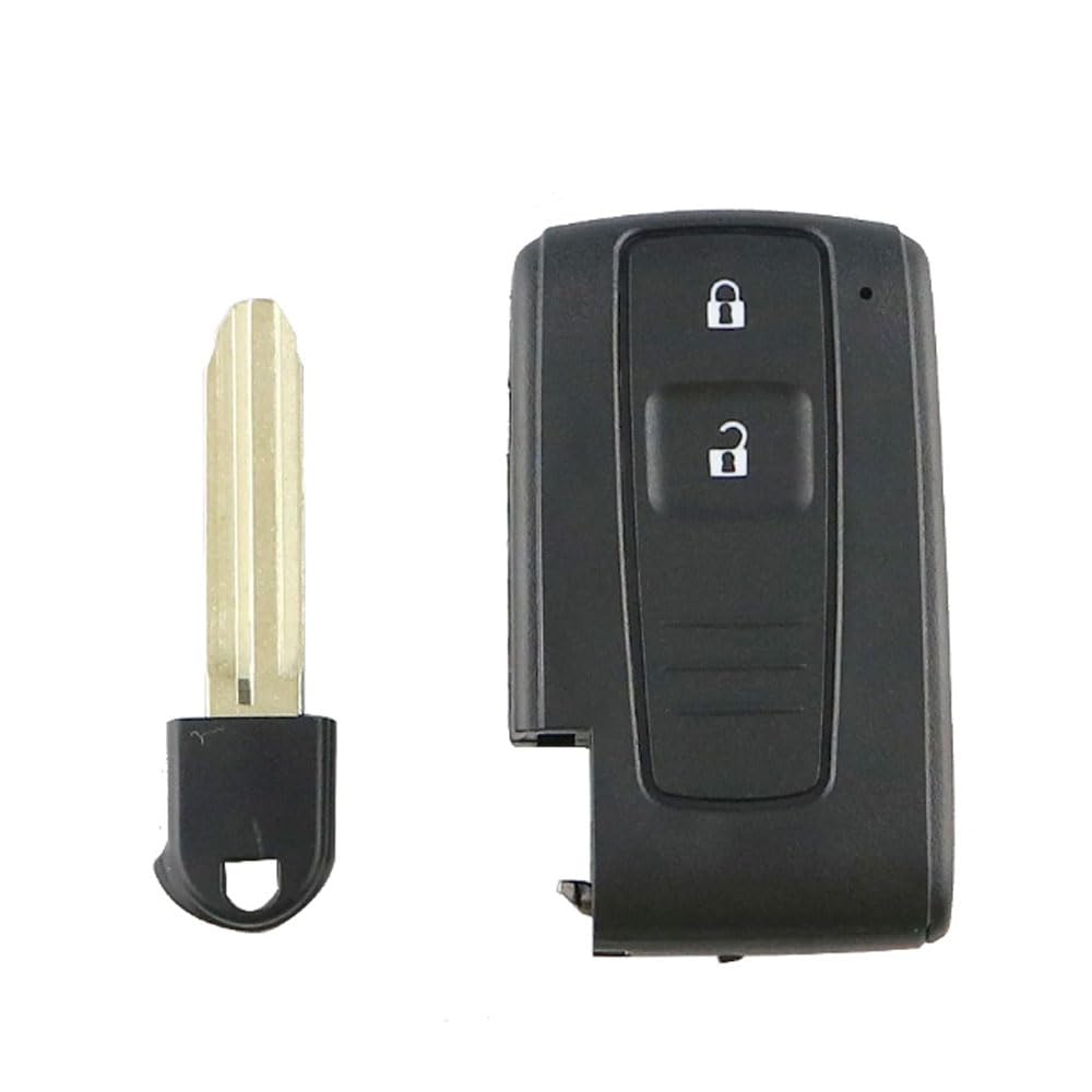 2 Telecomandi Custodia Portachiave Ricambio Per Toyota Prius, Corolla, Camry (2004-2009) – Guscio Con Tasti Di Ricambio - 3
