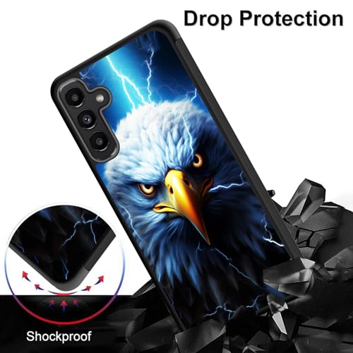 Coque Galaxy A15 5G design mignon aigle avec bords antidérapants