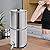 2.25 Gallon Gravity Water Filter System, 304 Stainless Steel Countertop Water Filtration System with 2 Carbon Filters, Reduce Chlorine, Large Capacity Gravity-Fed Water Purifier