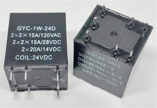 Relais GYC-1W-A24D 4117-2C-24V avec commutation stable à 7 broches