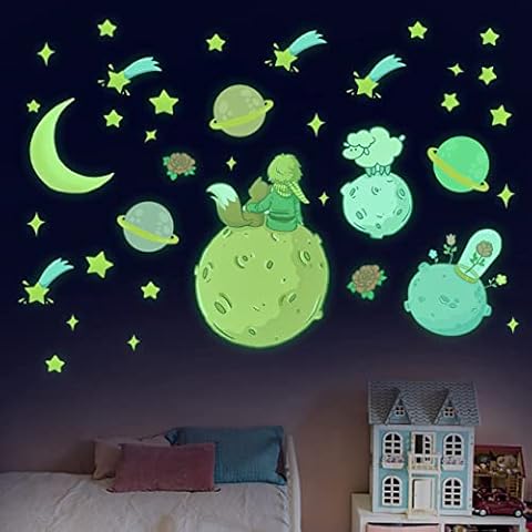 Pegatinas de Pared de Planeta Luminosas KAIRNE Cover