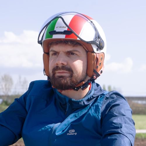 Casco de esquí adulto XS blanco verde CGM EBI para deportes de invierno 6