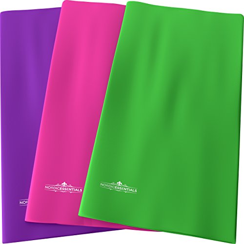 Multifunctional Headwear [3-Pack] 16+ Original Styles - as Sports Headband, Bandana, and More - by Nordic Essentials&Trade