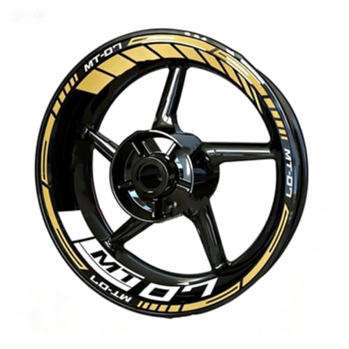 Stickers réfléchissants moto Yamaha MT07 pour rouler en sécurité la nuit