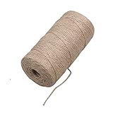 ALTA CALIDAD: 3 hebras retorcidas, duraderas y lo suficientemente largas para su uso. Fuerte y suave, fácil de sujetar nudos de forma segura.