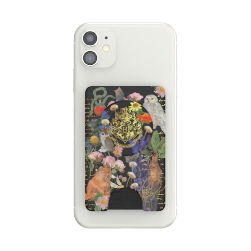 Image of PopSockets Adhesive Phone Wallet and Card Holder with Grip, Harry Potter - Hermione's Notebook