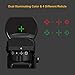 Feyachi RS-29 Reflex Sight, Red & Green Illuminated 4 Reticles Red Dot Sight Gun Sight for 20mm Picatinny Rail, 1x22x33mm