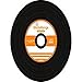 Produktbild MediaRange Vinyl CD-R 700MB|80min 52-fache Schreibgeschwindigkeit, Schwarze Schreibseite, 50er Cakebox