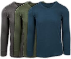 3 Pack - Charcoal, Olive, Blue