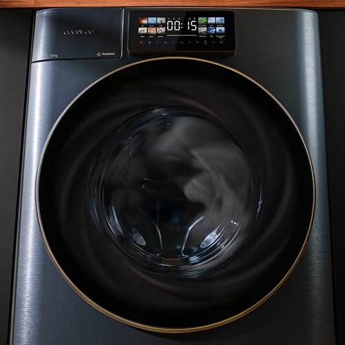 Cecotec Lave-linge 10Kg Chargement Frontal avec Autodose Bolero DressCode 10950 Autodose Inverter 3D Ice Blue A. 1400 tr/min, 13 Programmes, Basse Consommation, Moteur Inverter Plus – Image 6