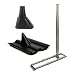 Produktbild Brand.2841663 SkyRevolt SAT Dachsparrenhalter 1 m Mast 60 mm Stahl feuerverzinkt Sparren-Halterung für Satelliten-Antenne Satellitenschüssel mit Frankfurter Dachabdeckung Manschette schwarz