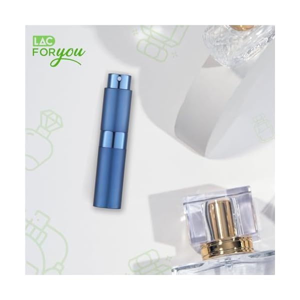 LAC FOR YOU 1Stück 8ml Parfümzerstäuber Nachfüllbar für Unterwegs - Portable Parfüm Abfüller Leer Reise Zubehör – Bild 6