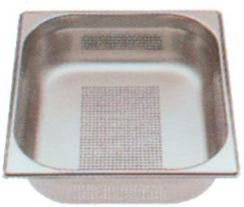 Produktbild von Systemceram Gastrobehälter Gelocht 1/3 GN – Edelstahl, 325x175x65 Mm, Passend Für KeraDomo-Spülen