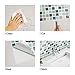 Tic Tac Tiles Peel and Stick Self Adhesive Removable Stick On Kitchen Backsplash Bathroom 3D Wall Tiles in Mosaic Designs (Mintgrey) (10)