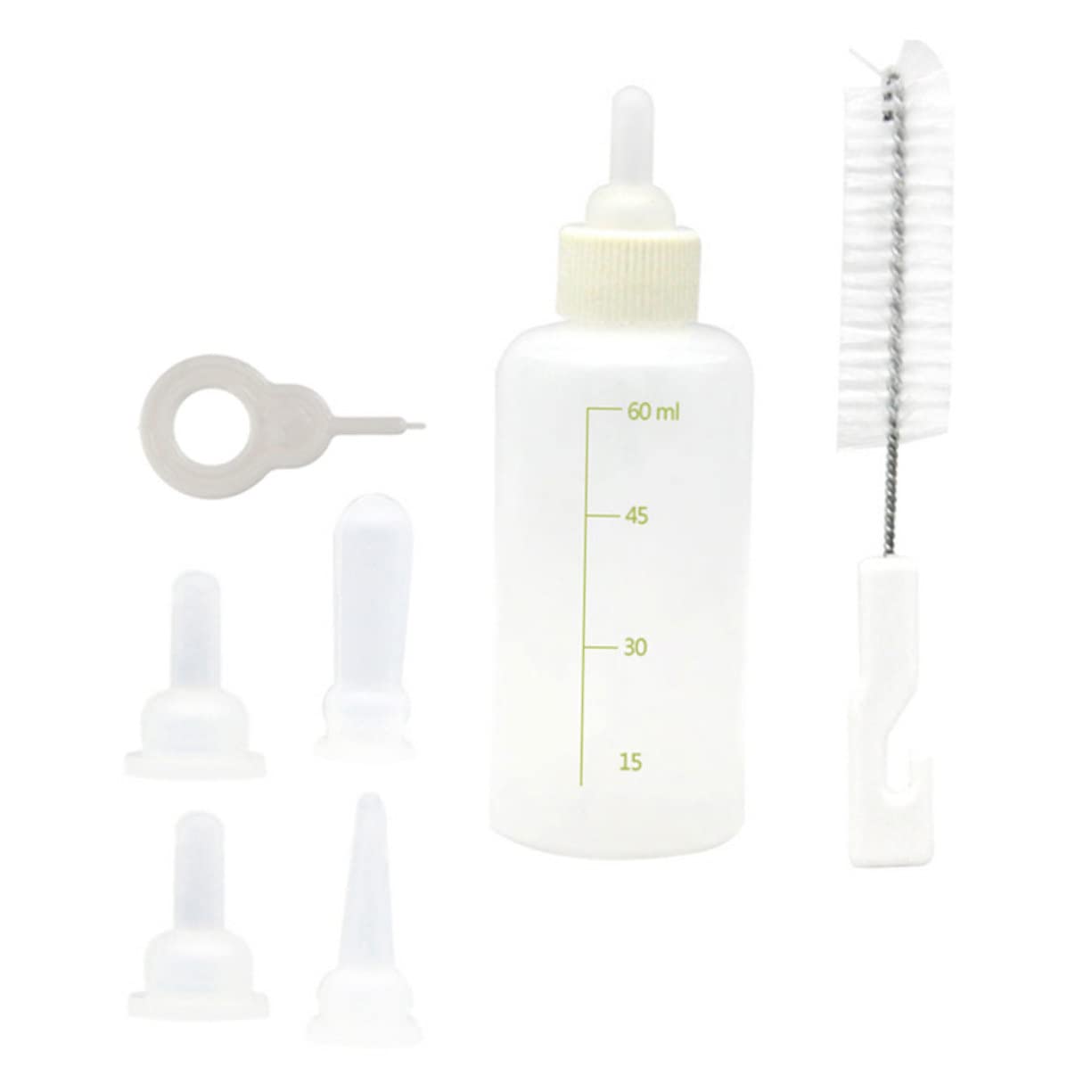 BCOATH Newborn Bottles for Cats Pet Feeding Bottles Set Silicone Nursers for Puppies Kittens Rabbits