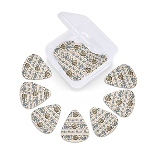 Lot de 12 médiators de guitare vintage en forme de feuilles et de feuilles pour guitare électrique, basse acoustique, cadeau avec boîte - Les Beatles, Paul McCartney, John Lennon, RIngo Starr, George Harrison Lot de 12 médiators de guitare vintage en forme de feuilles et de feuilles pour guitare électrique, basse acoustique, cadeau avec boîte – Image 4