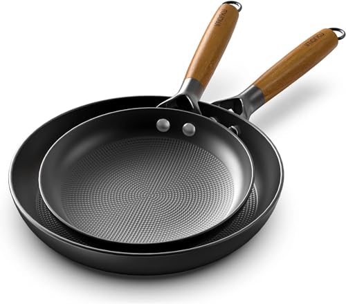imarku Non Stick Frying Pans - 8 inch & 10 inch Frying Pan Nonstick Set