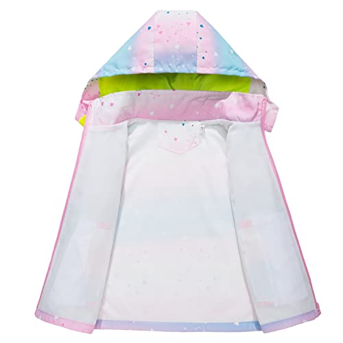 Image of HZXVic Toddler Boys Raincoat Waterproof,Lightweight Kids Rain Poncho Jacket Windbreaker Outwear Coat