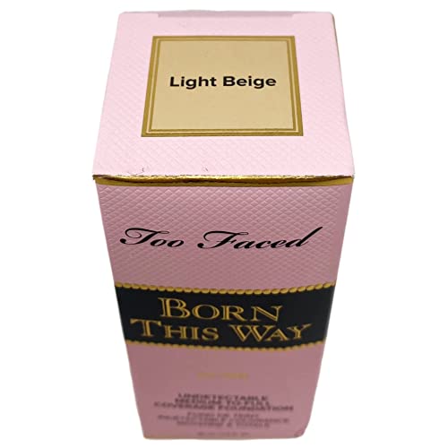 Too Faced Born This Way Natural Finish Longwear Liquid Foundation Light Beige #TOP1