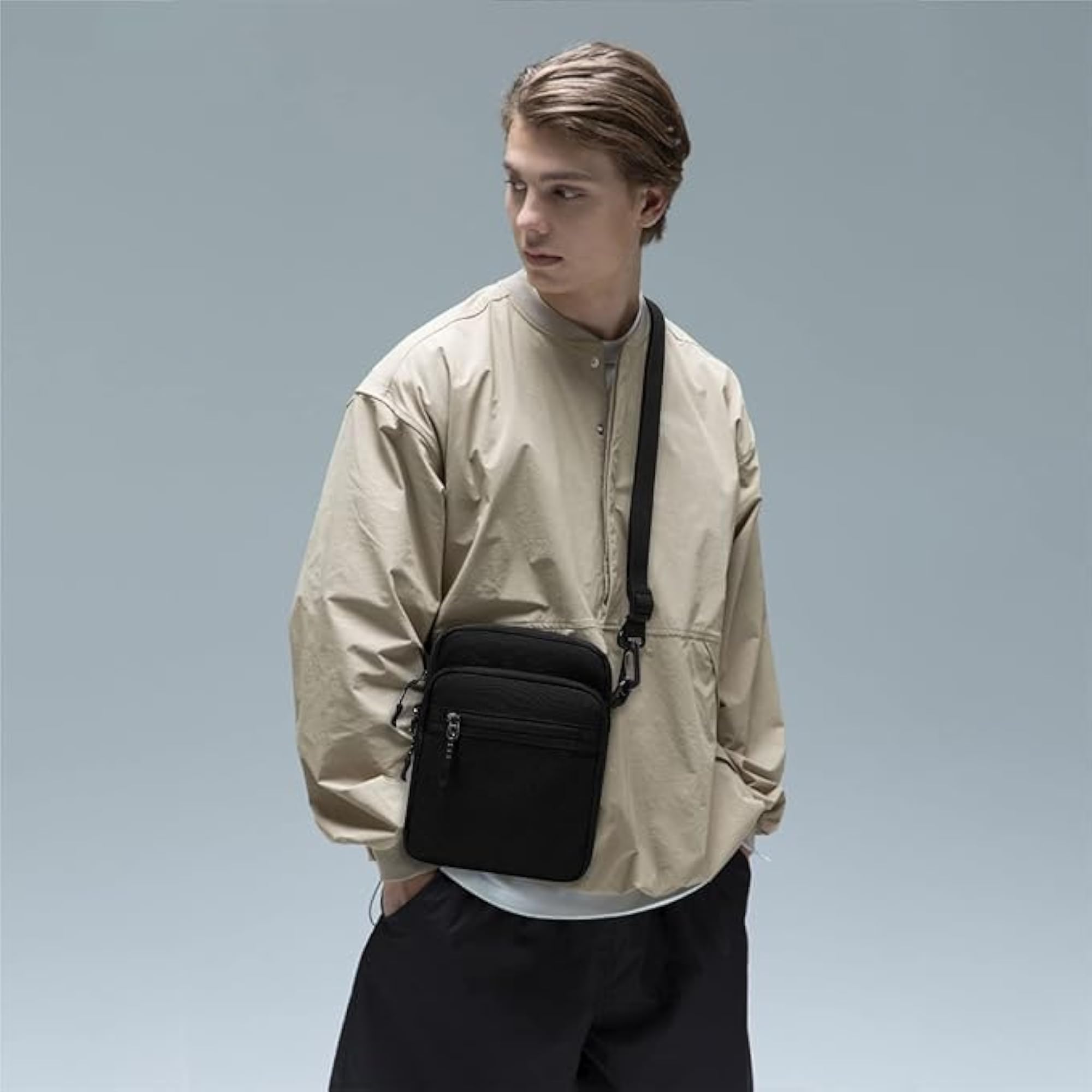 Small Crossbody Mini Messenger Bag, Water Resistant