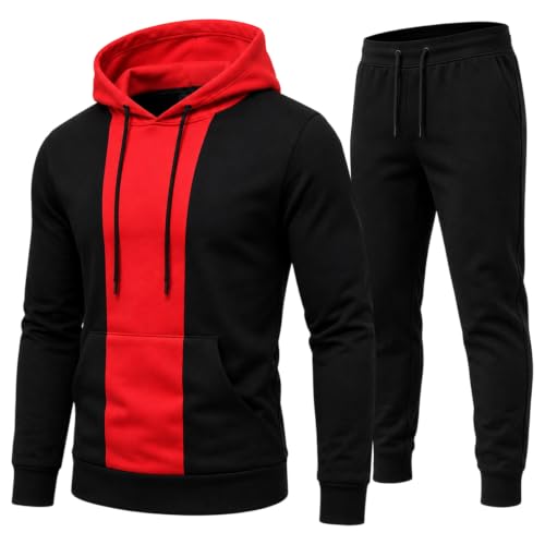 Sweat Suits Men Tracksuits Workout Athletic Workout Hooded Casual Outfits - image 2
