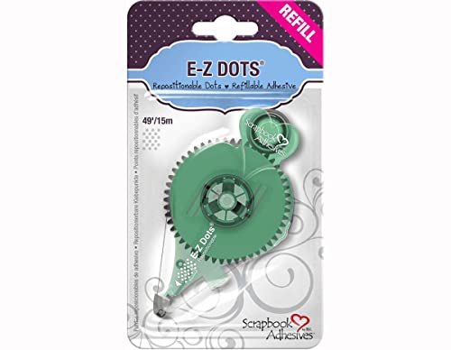 SCRAPBOOK ADHESIVES BY 3L E- Z Runner-Refill-Dots-Repositionable, Papel, Clear, 13M Cover