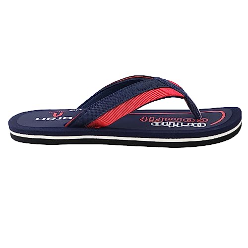 Image of URJO LM 105 Men's Slippers /FlipFlops Lightweight Super Flexible Arch Support Durable Anti Skid & Stylish Dailywear Slippers /FlipFlops for Men