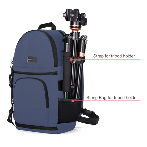 Bolso cámara MOSISO tipo sling, azul acero miniatura 3